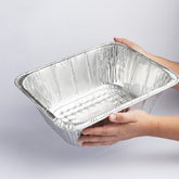 Charolas de aluminio para hornear resistentes y de gran capacidad